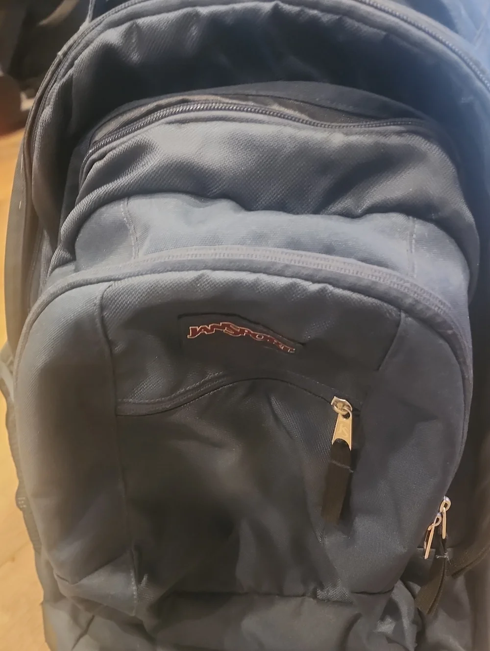 JanSport Driver 8 Rolling Backpack Wheeled Travel Bag Laptop Sleeve Navy 36L
